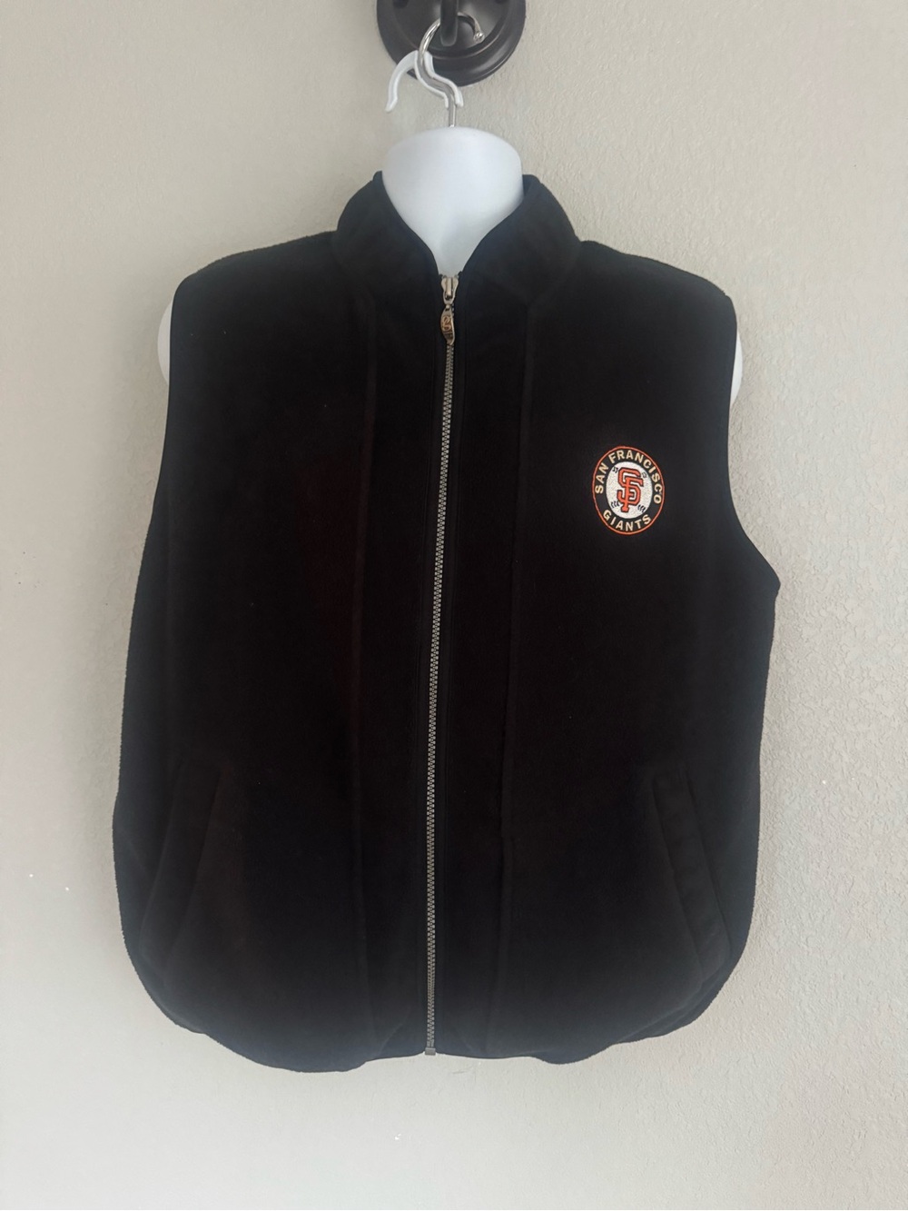 Gear For Sports Black San Francisco Giants Fleece Vest Small